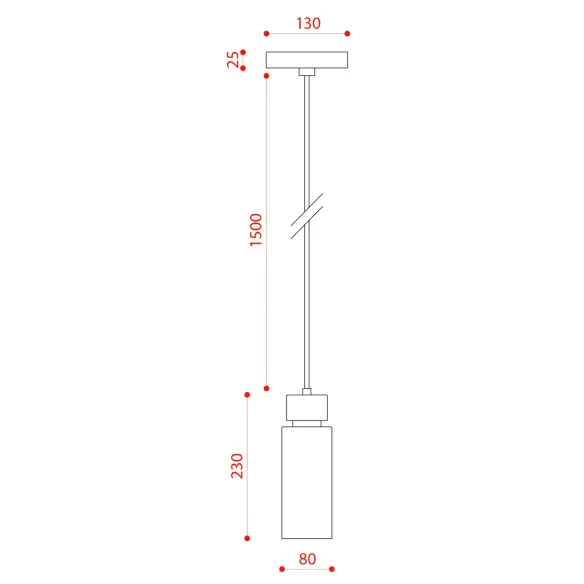 Suspension simple Tooy Osman 560.21
