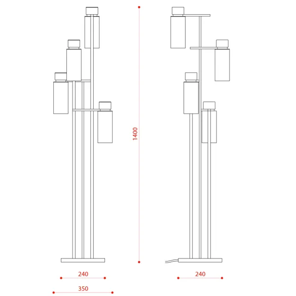 Stehlampe Tooy Osman 560.64