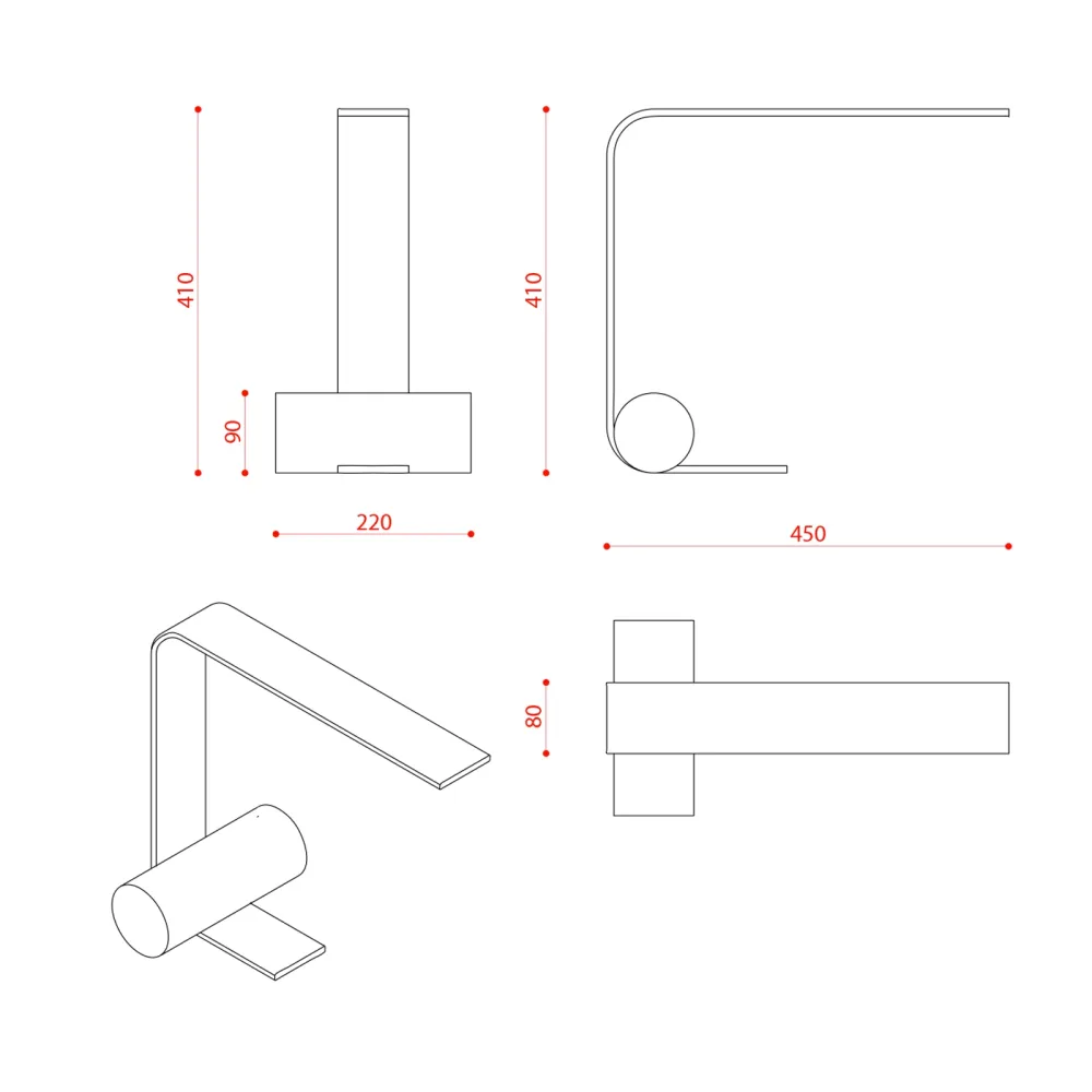 Lampe de table Tooy Nastro 563.31