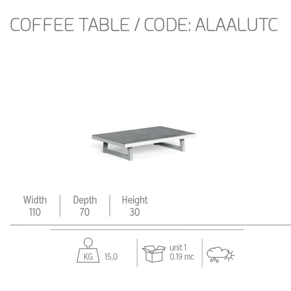 Petite Table Talenti Alabama Alu