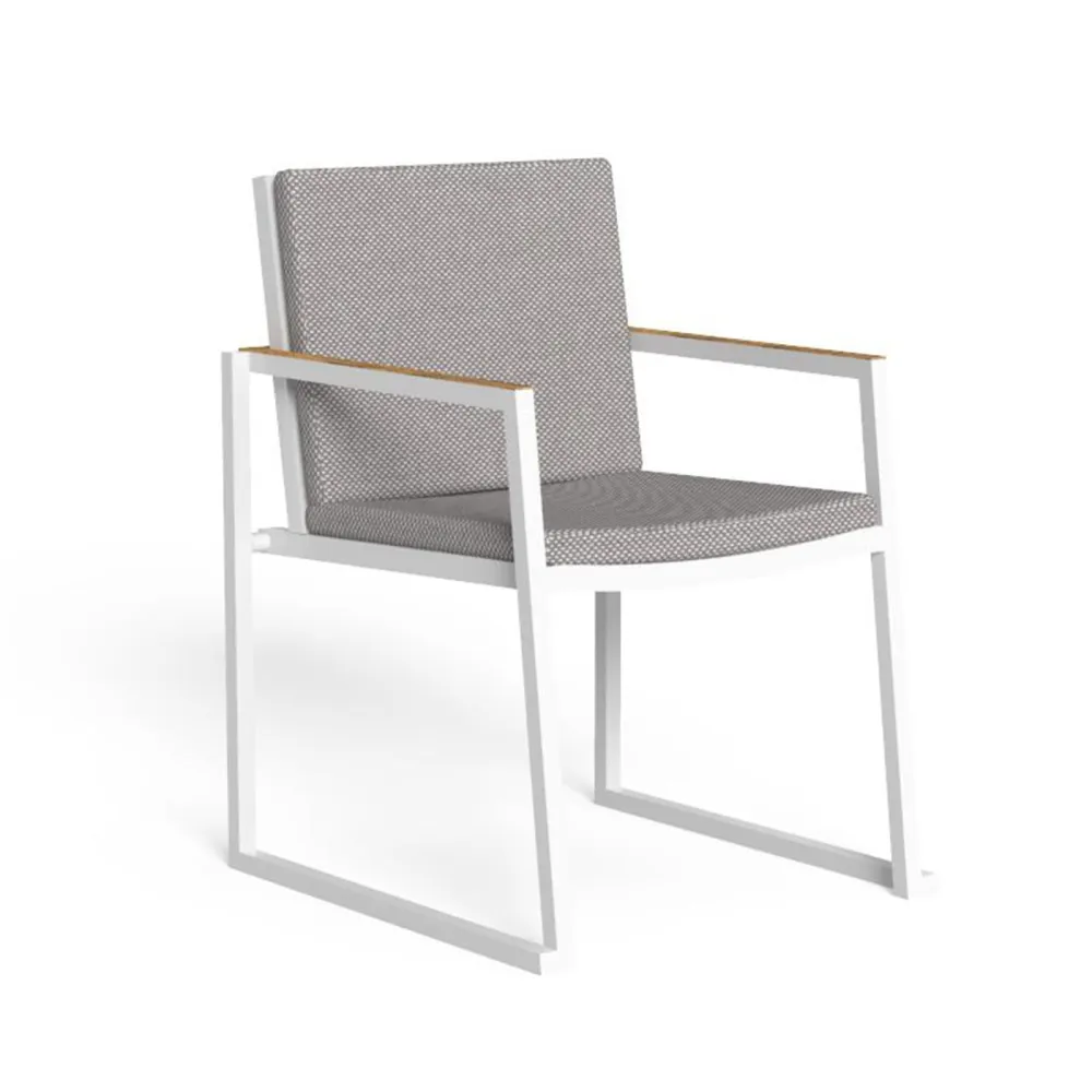 Sedia con braccioli Talenti Alabama Alu