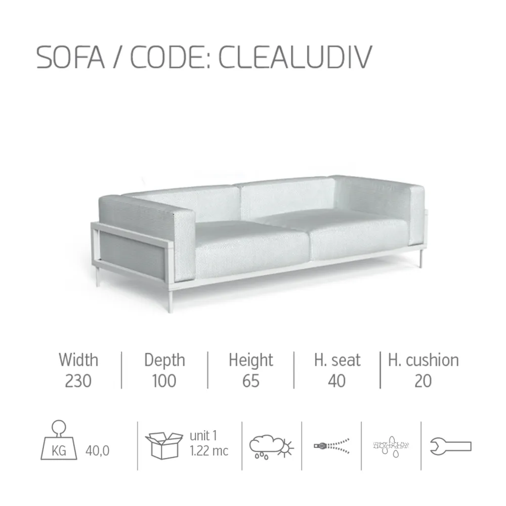 Sillòn Talenti Cleo soft Alu