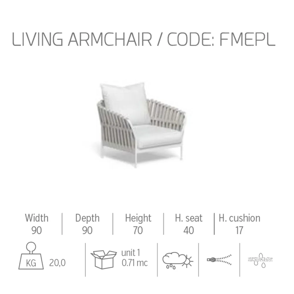Fauteuil vivant Talenti Frame