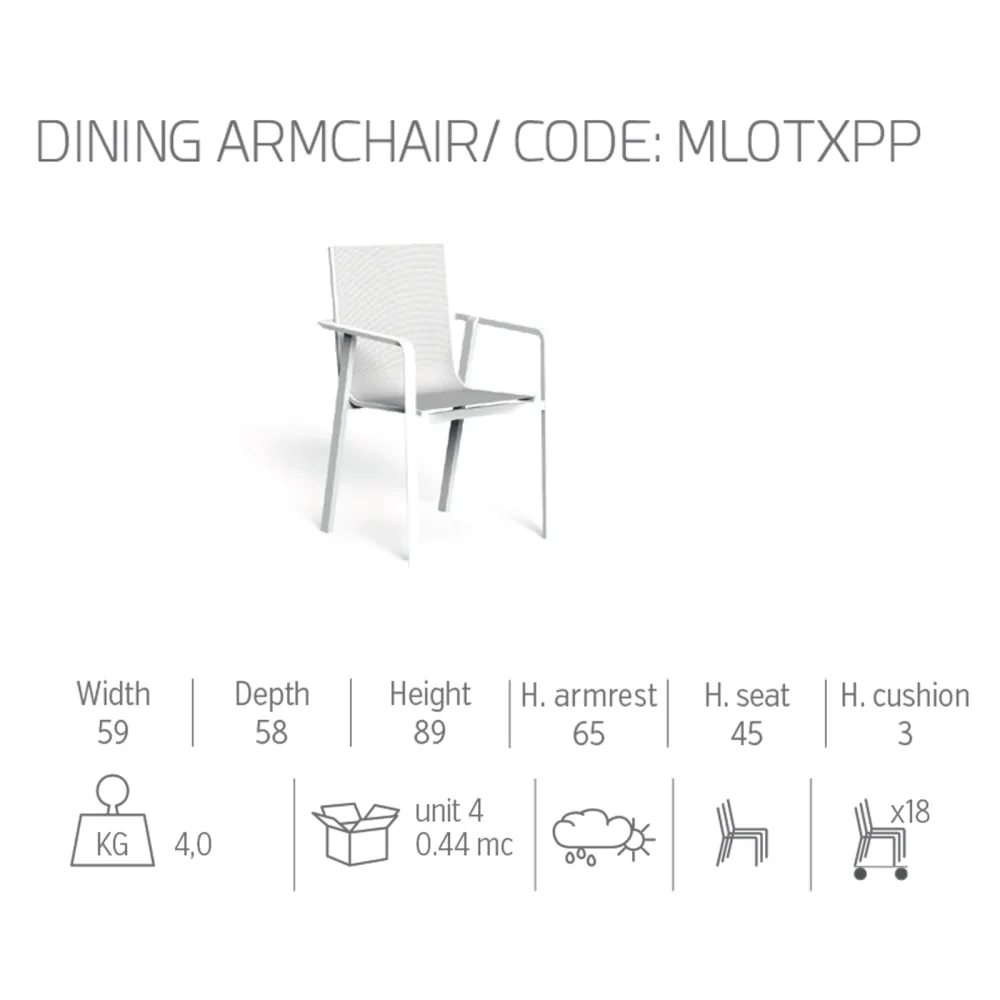 Armchair Talenti Milo