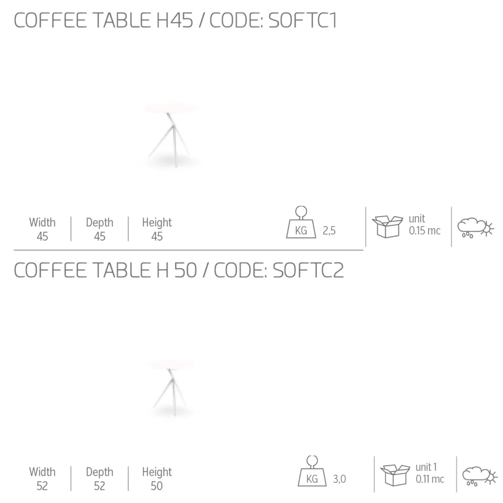 Kleiner Tisch Talenti Sofy