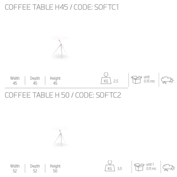 Small table Talenti Sofy