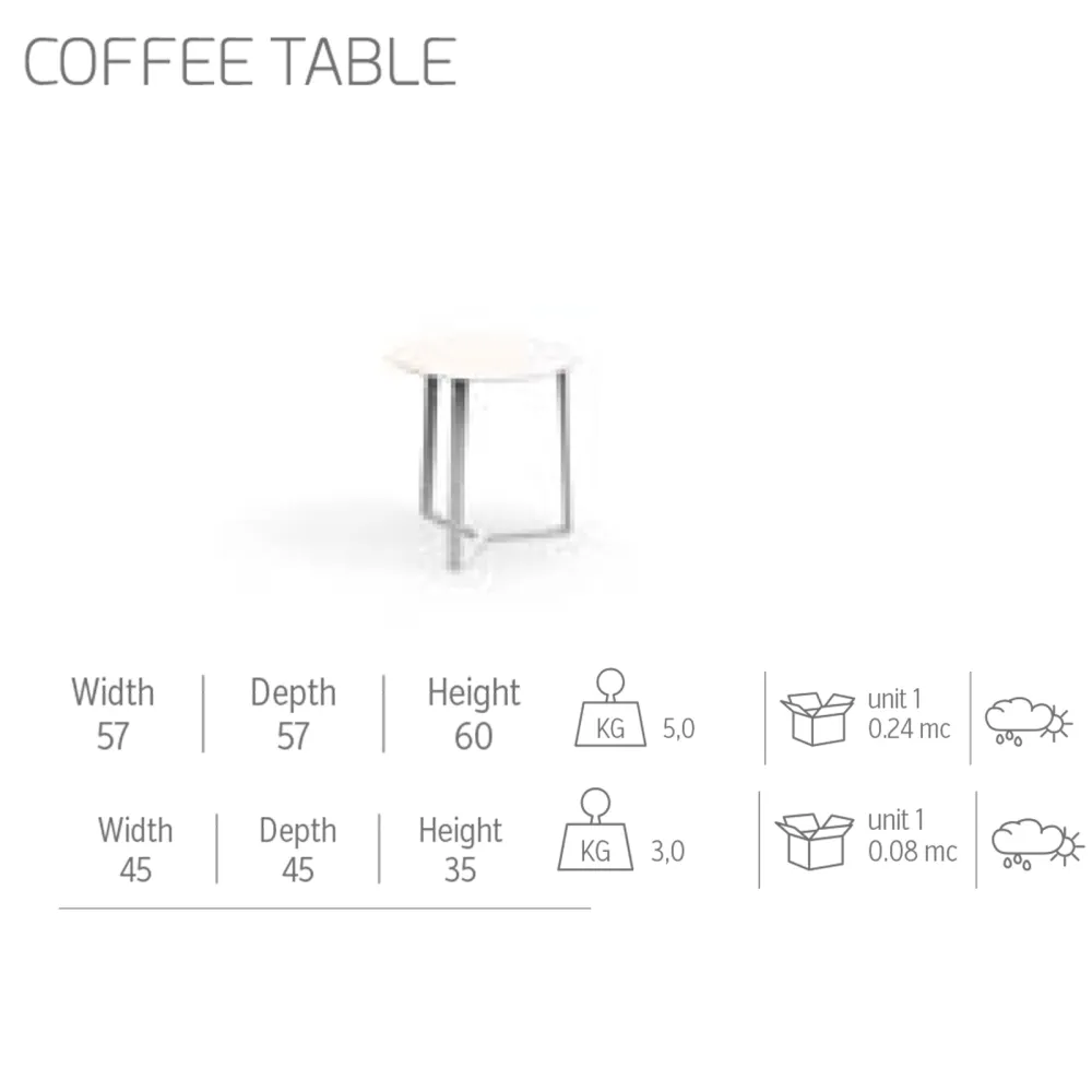 Round coffee table Talenti Touch