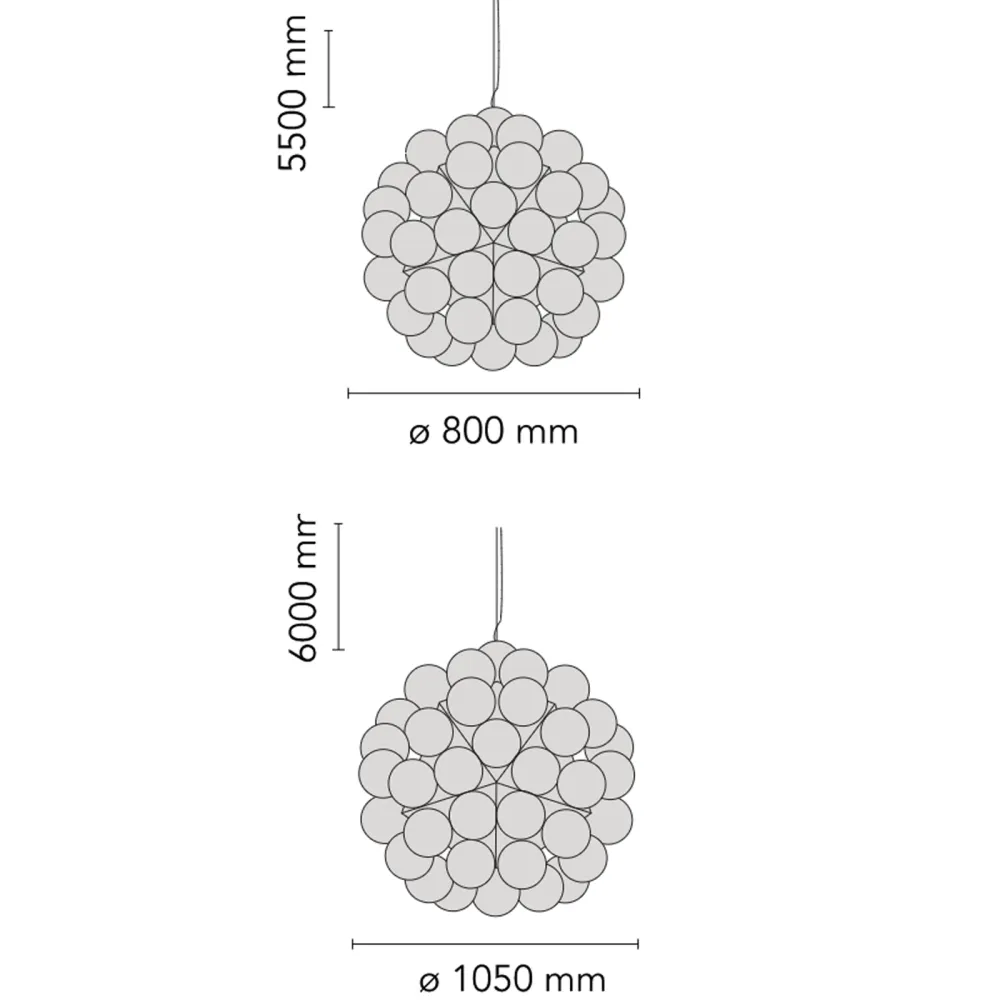 Lámpara colgante Flos Taraxacum 88 S1