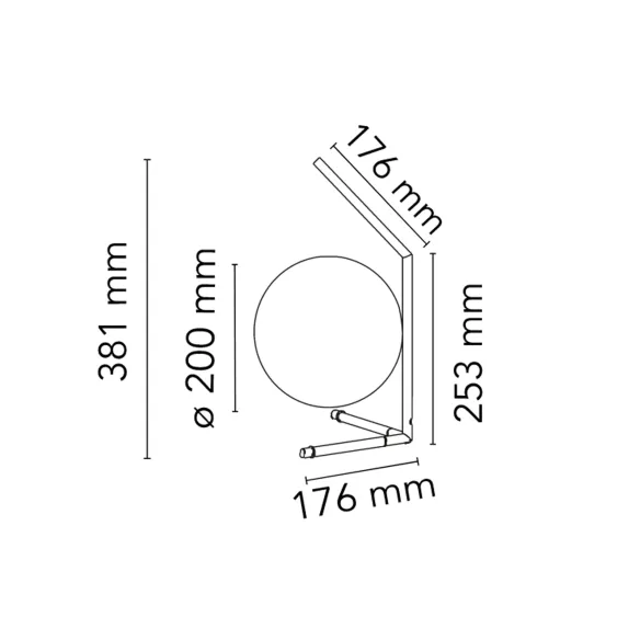 Lampada da tavolo FLos IC T Low