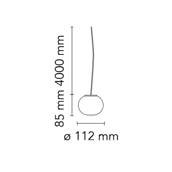 Pendelleuchte Flos Mini Glo-Ball S