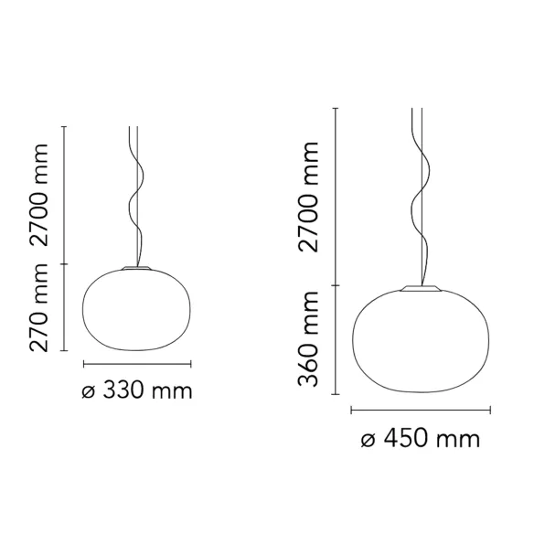 Pendelleuchte Flos Glo-Ball S