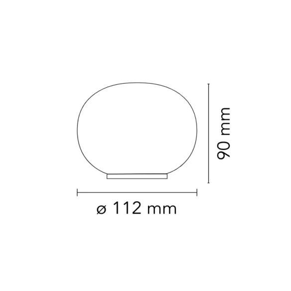 Lampe de table Flos Mini Glo-Ball T