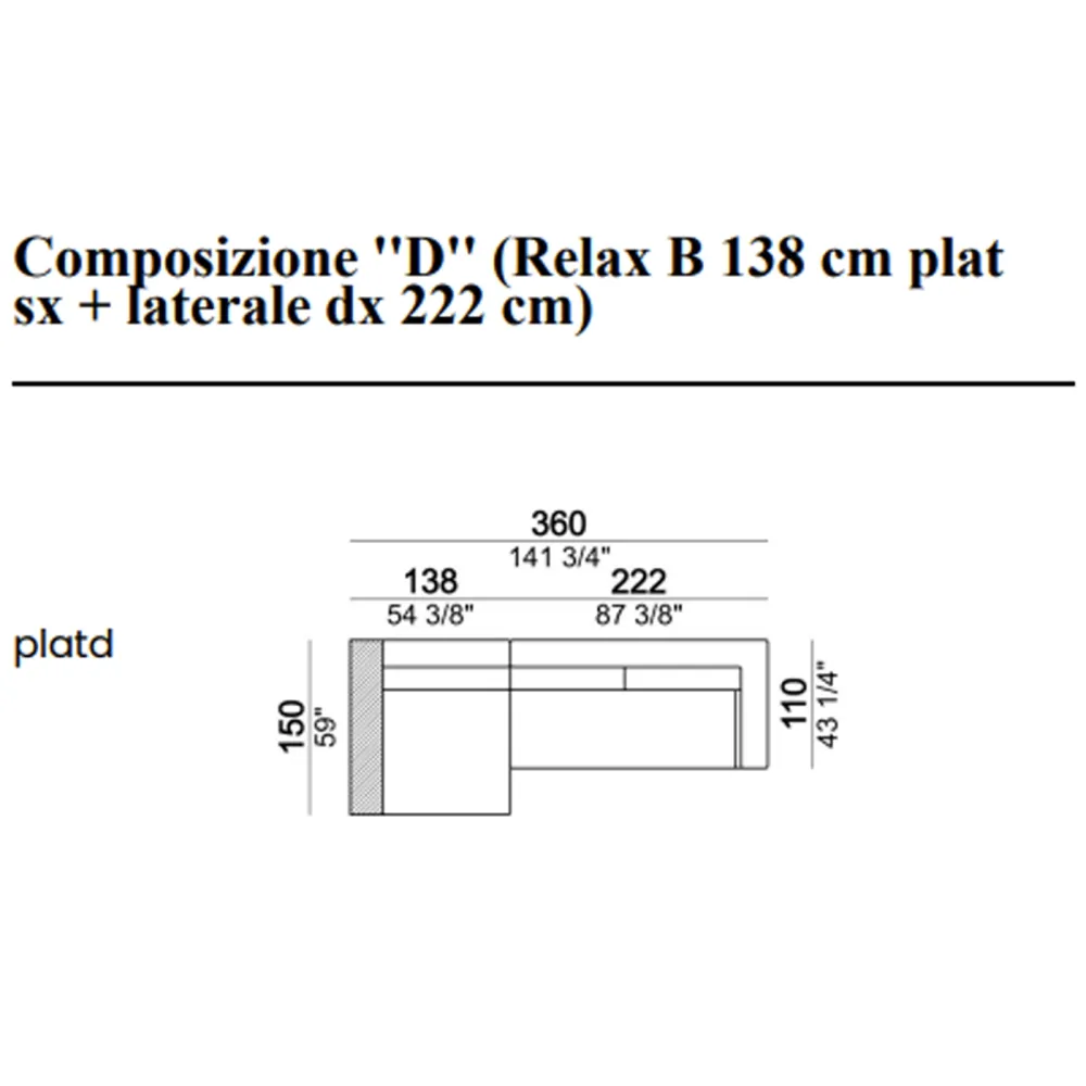 Divano Arketipo Plat
