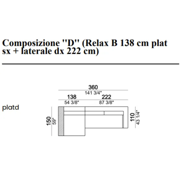 Sofa Arketipo Plat
