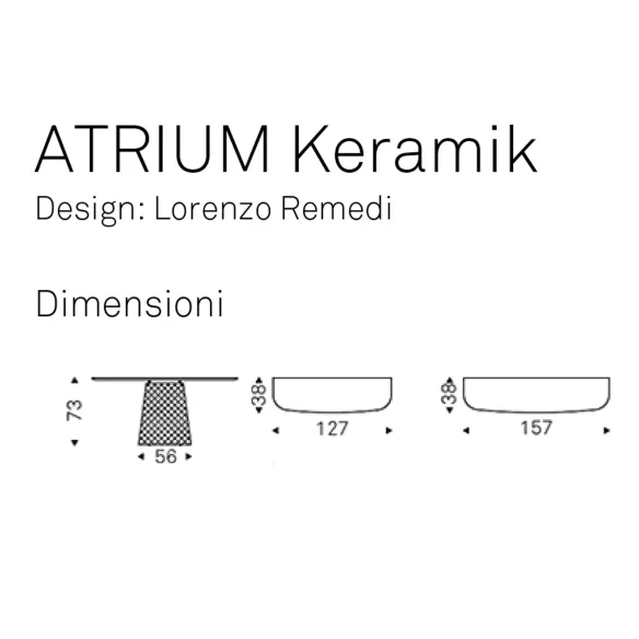 Konsole Cattelan Atrium Keramik