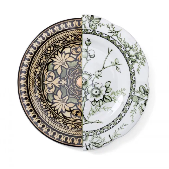Seletti Assiette plate en porcelaine Hybrid-Lothal