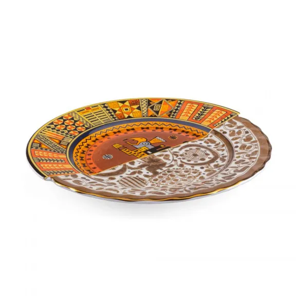 Seletti Plato llano en Porcelana Hybrid-Mitla