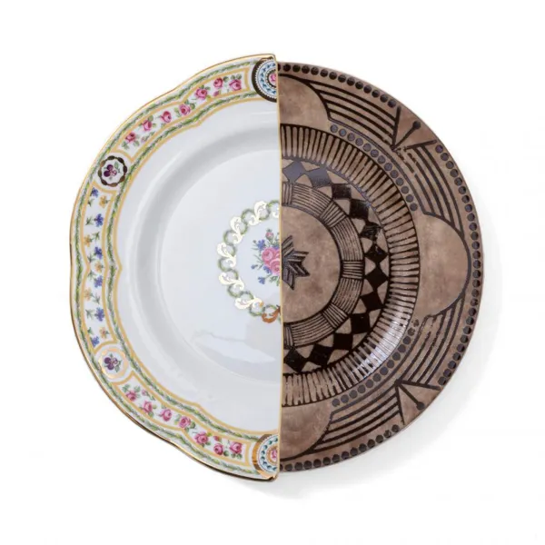Seletti Dinner Plate in porcelain Hybrid-Hobyo