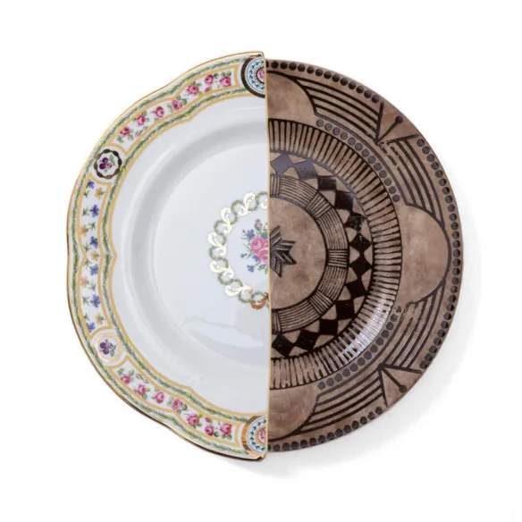 Seletti Assiette plate en porcelaine Hybrid-Hobyo