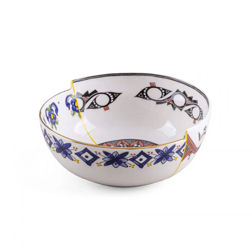 Seletti Cuenco de porcelana Hybrid-Tiwanaku