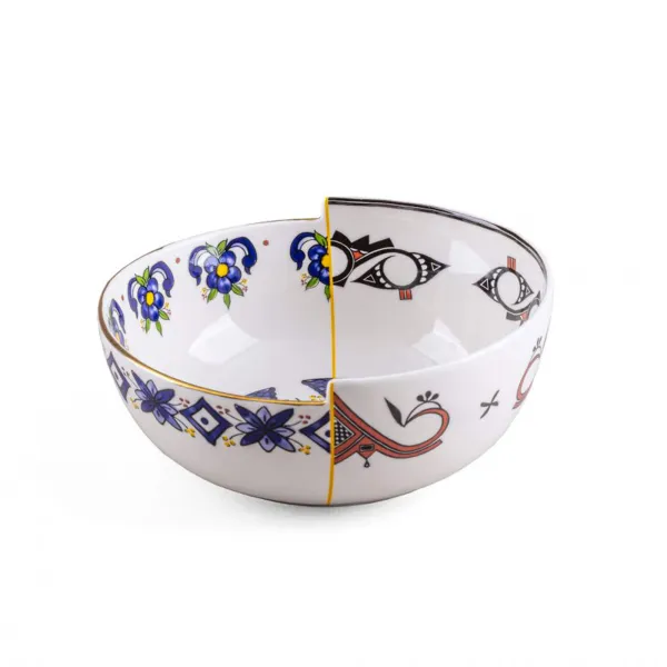 Seletti porcelain bowl Hybrid-Tiwanaku