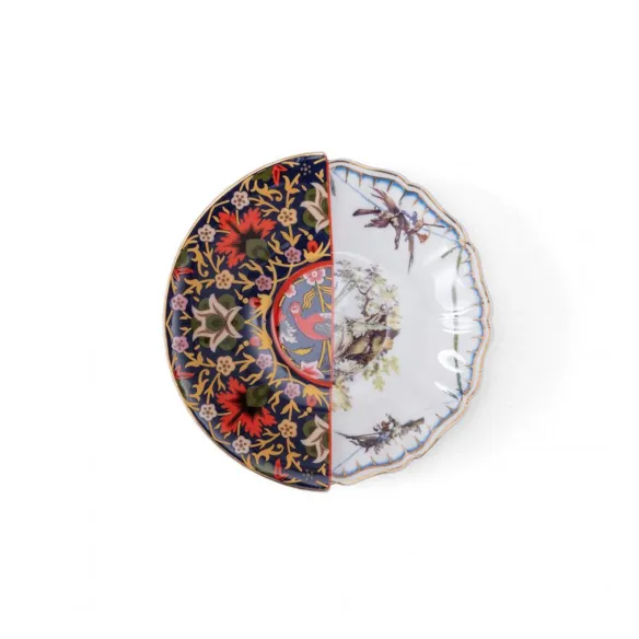 Seletti Tazza da tè con piattino in porcellana Hybrid-Kannauj