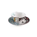 Seletti porcelain teacup and saucer Hybrid-Aspero