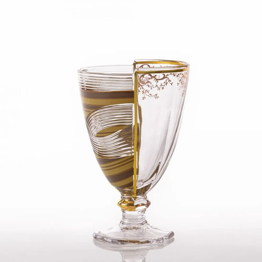Seletti Set 3 bicchieri in vetro Hybrid-Pannotia 330 ml