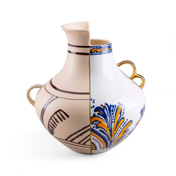 Seletti Vase en porcelaine Hybrid-Nazca