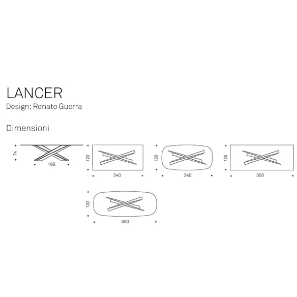 Table Cattelan Lancer