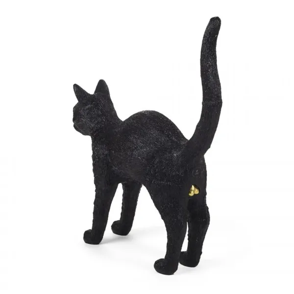 Seletti Lampe en résine Jobby le Chat Noir 2