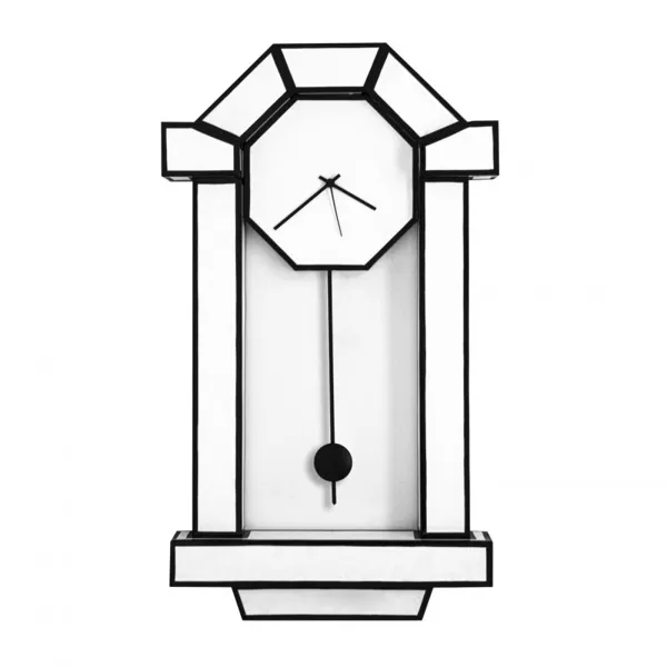 Seletti Pendulum clock in recycled cardboard Cut & paste