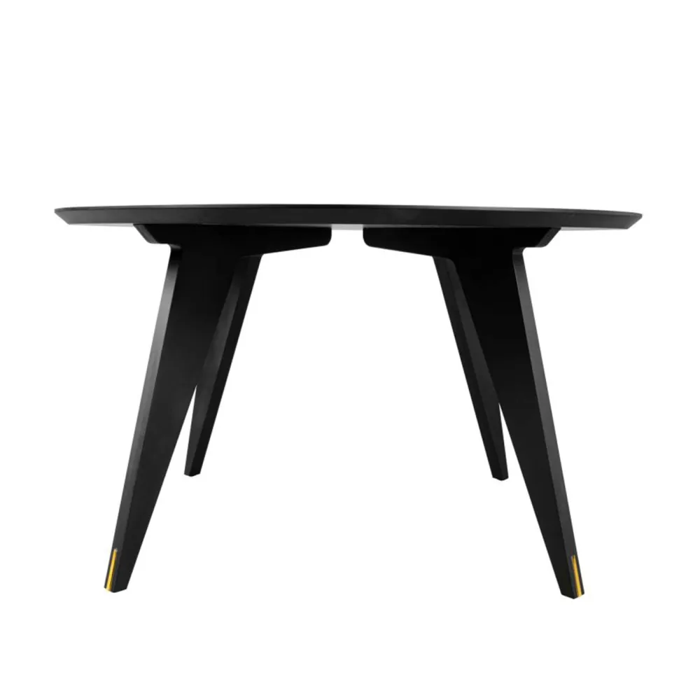 Seletti Round wooden table Snakes