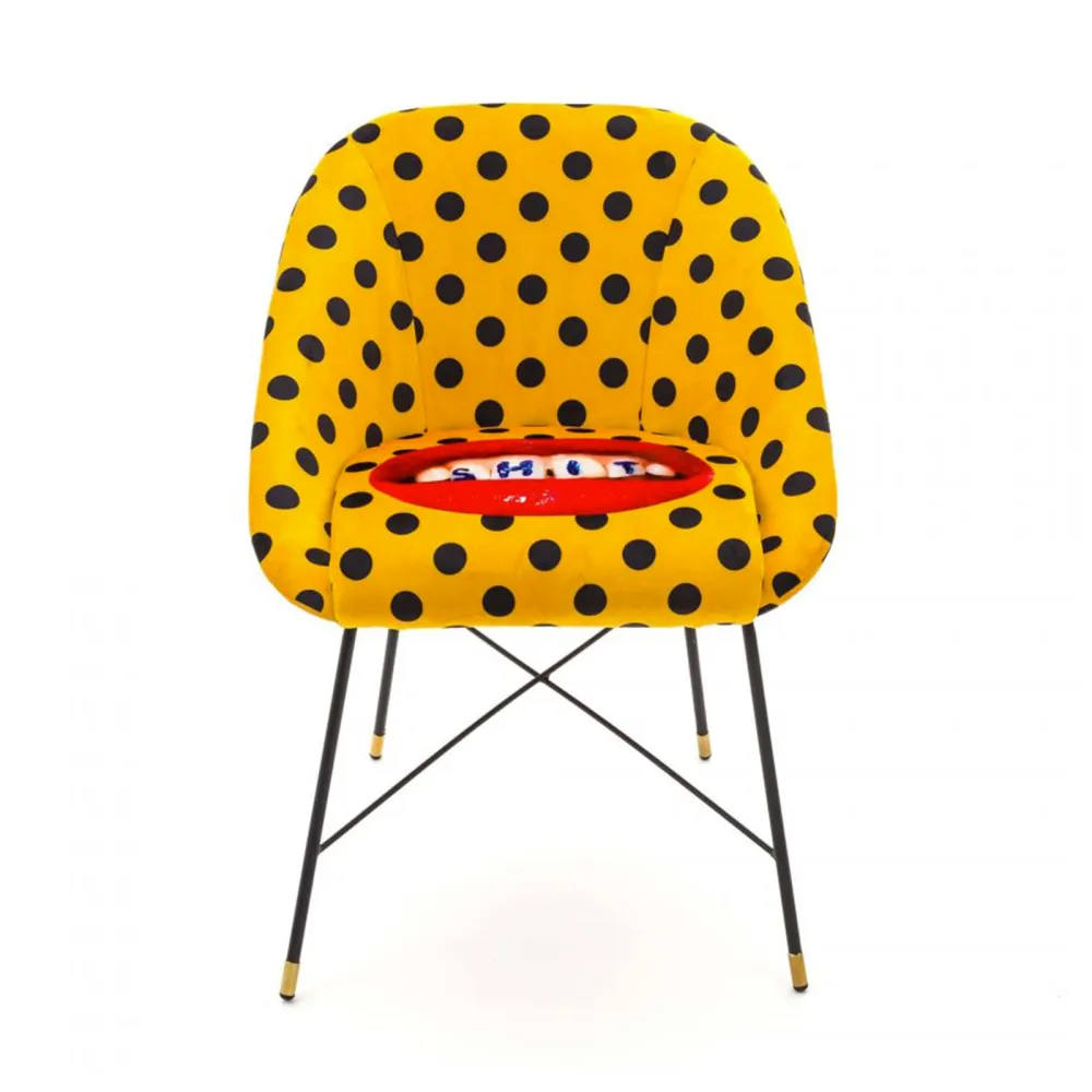 Seletti Upholstered Chair Toiletpaper Shit