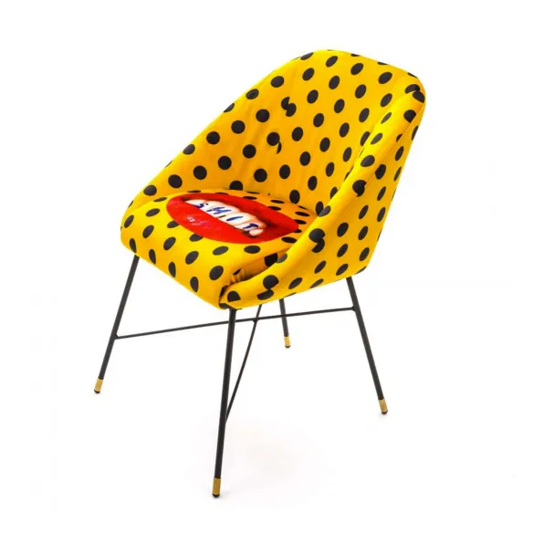Seletti Upholstered Chair Toiletpaper Shit