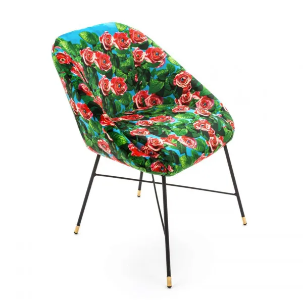 Seletti Silla tapizada Toiletpaper Roses 2