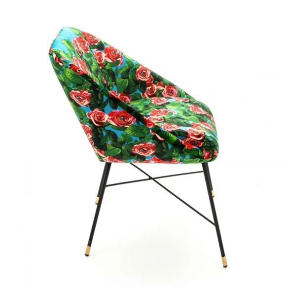 Seletti Upholstered Chair Toiletpaper Roses