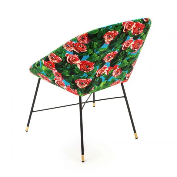 Seletti Silla tapizada Toiletpaper Roses