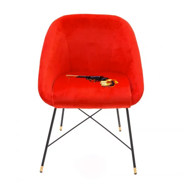 Seletti Silla tapizada Toiletpaper Revolver