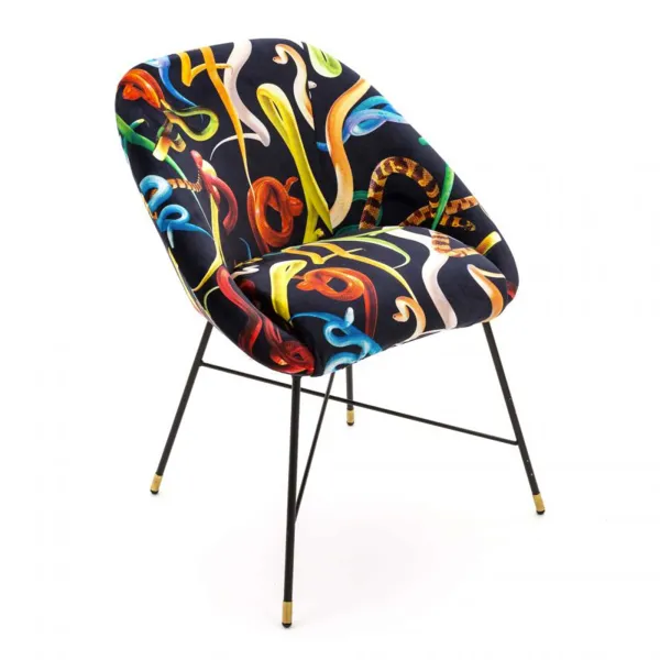 Seletti Sedia Imbottita Toiletpaper Snakes 2