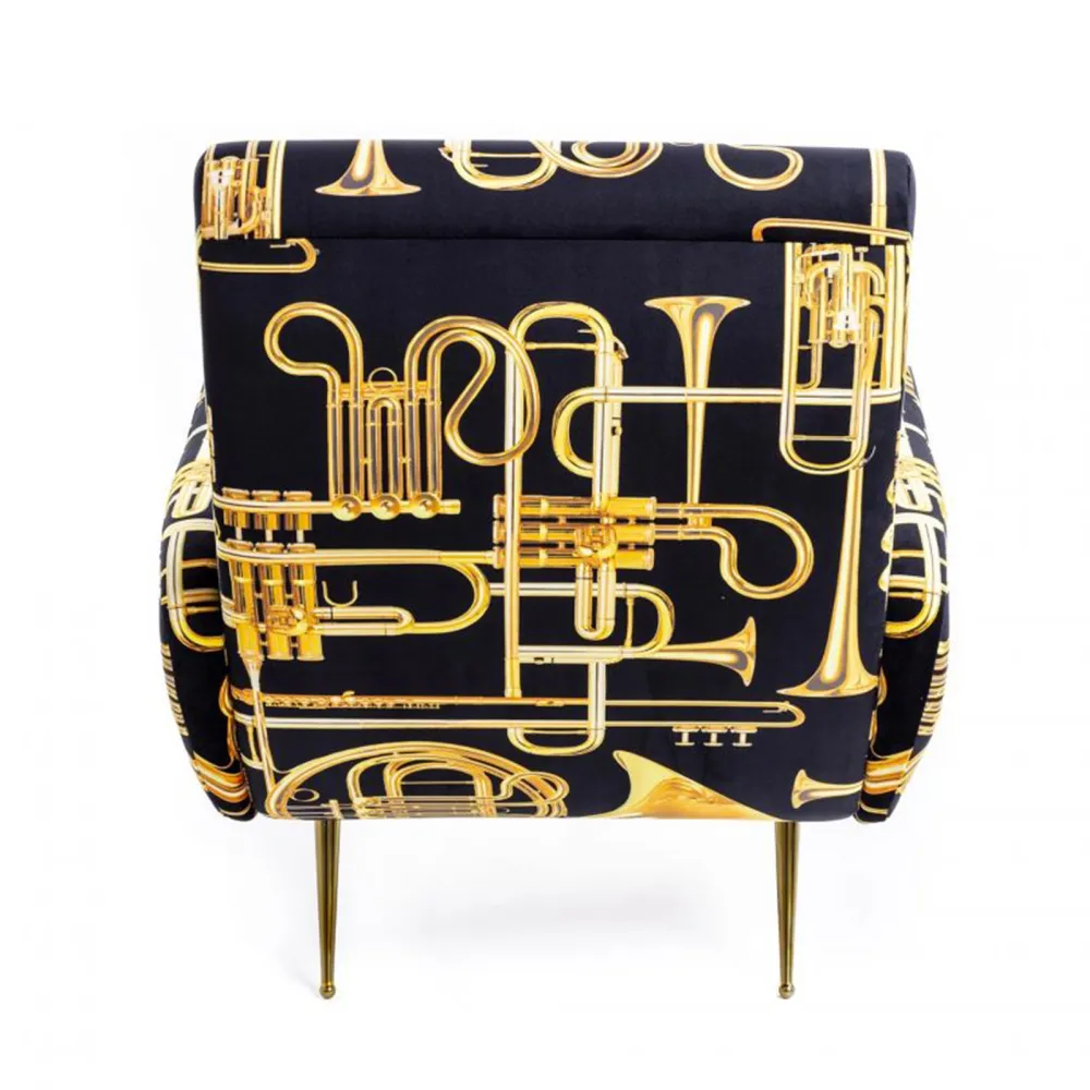 Seletti Poltrona Imbottita Toiletpaper Trumpets
