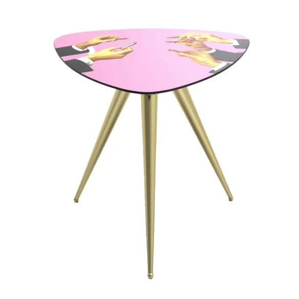 Seletti Tavolino Toiletpaper Pink Lipsticks