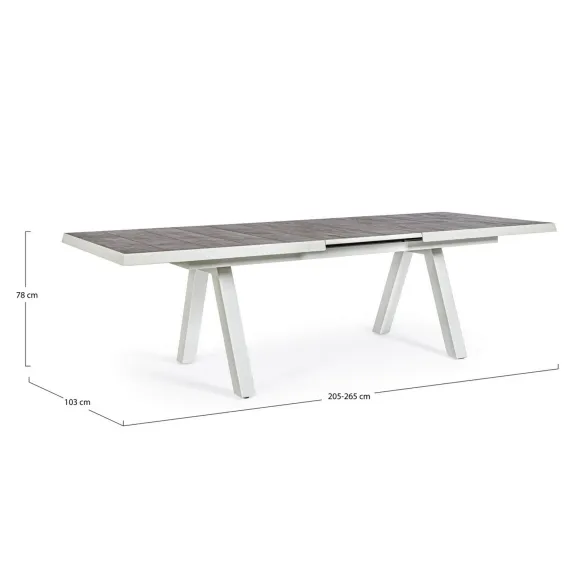 Bizzotto Ausziehbarer Tisch Krion