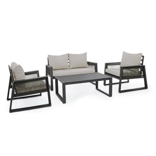 Bizzotto Set 4 Gartenlounge Captiva 2