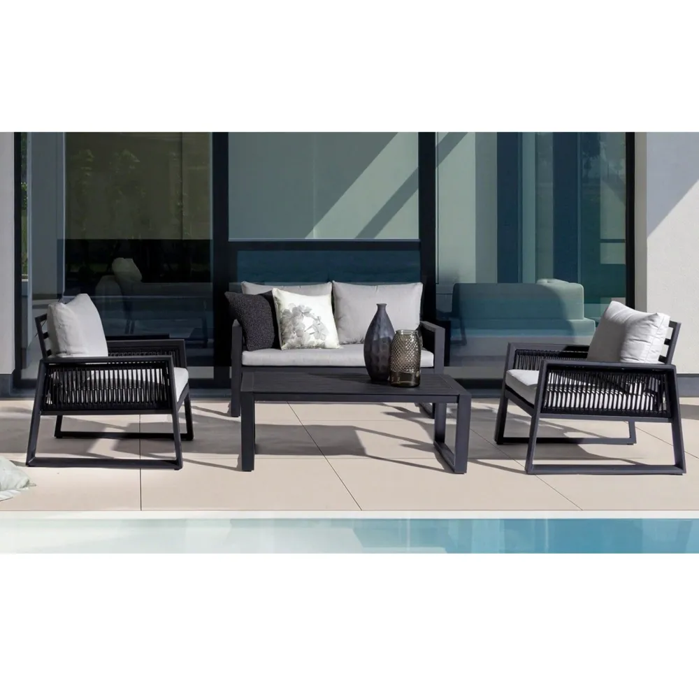 Bizzotto Set 4 Garden Lounge Captiva