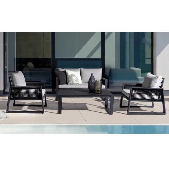 Bizzotto Set 4 Garden Lounge Captiva