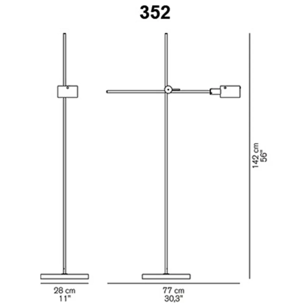 Bodenlampe Oluce G.O. 352