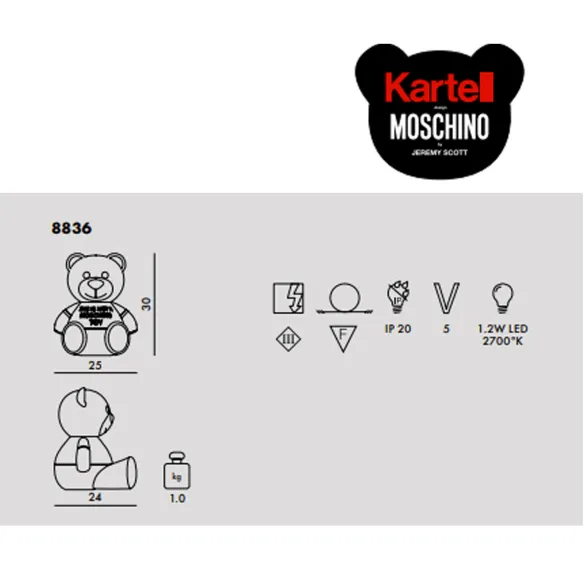 Kartell Toy Moschino Tischlampe