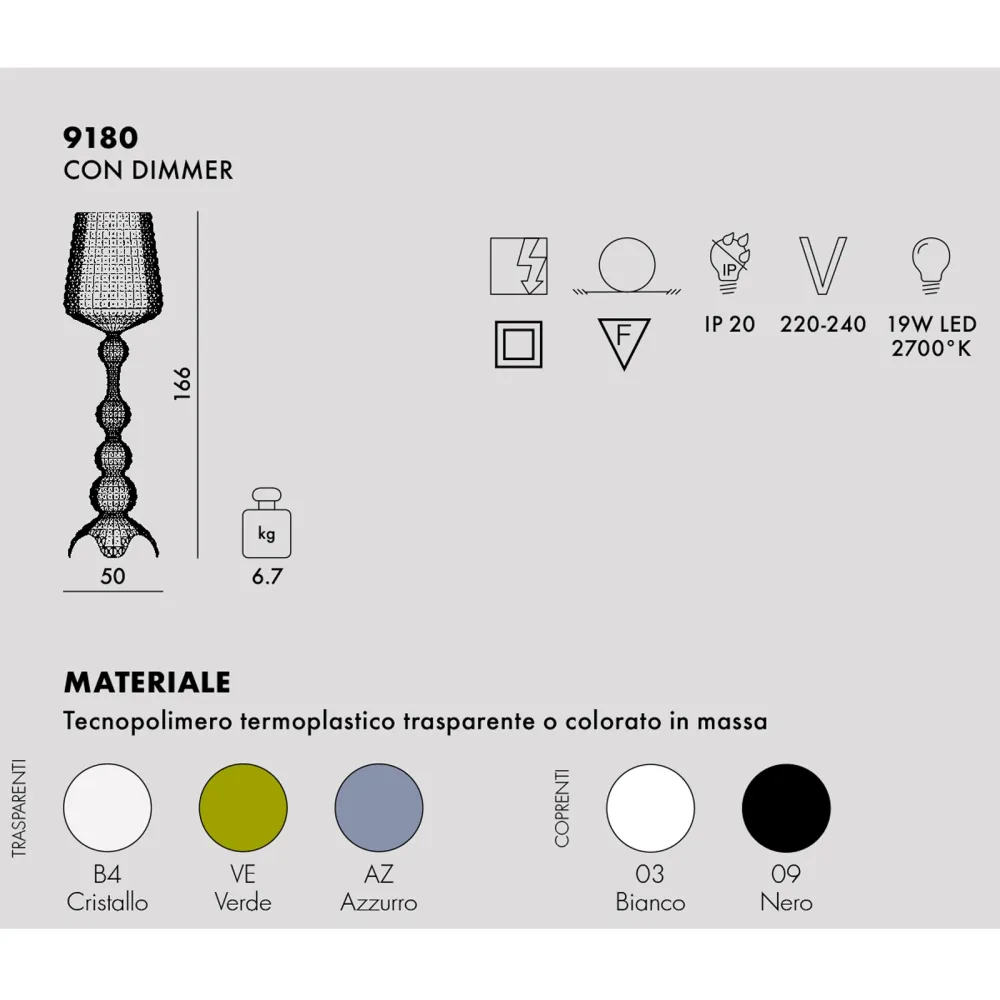 Kartell Kabuki Ground lamp