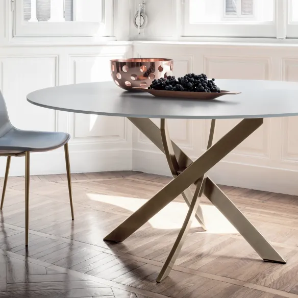 Round table Bontempi Barone Clear
